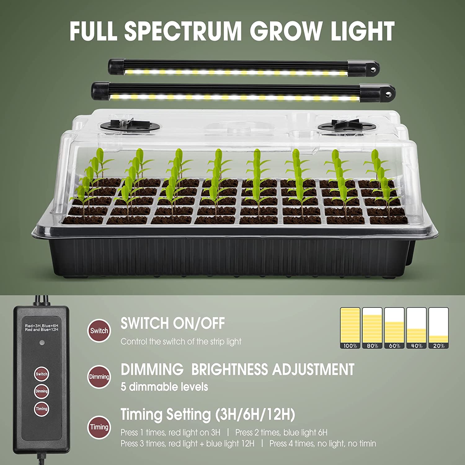 【Best 】1 Set, Seed Starter Tra – Humidity Dome Kit Bewertung und Preis