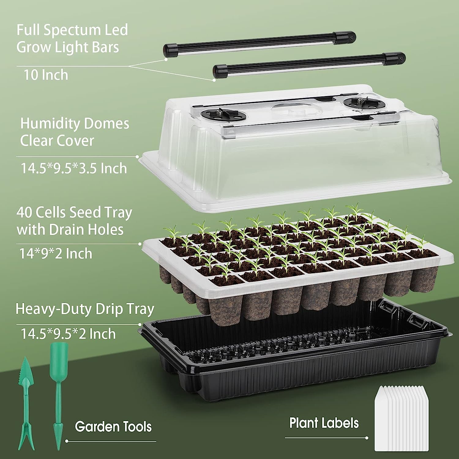 【Best 】1 Set, Seed Starter Tra – Humidity Dome Kit Bewertung und Preis