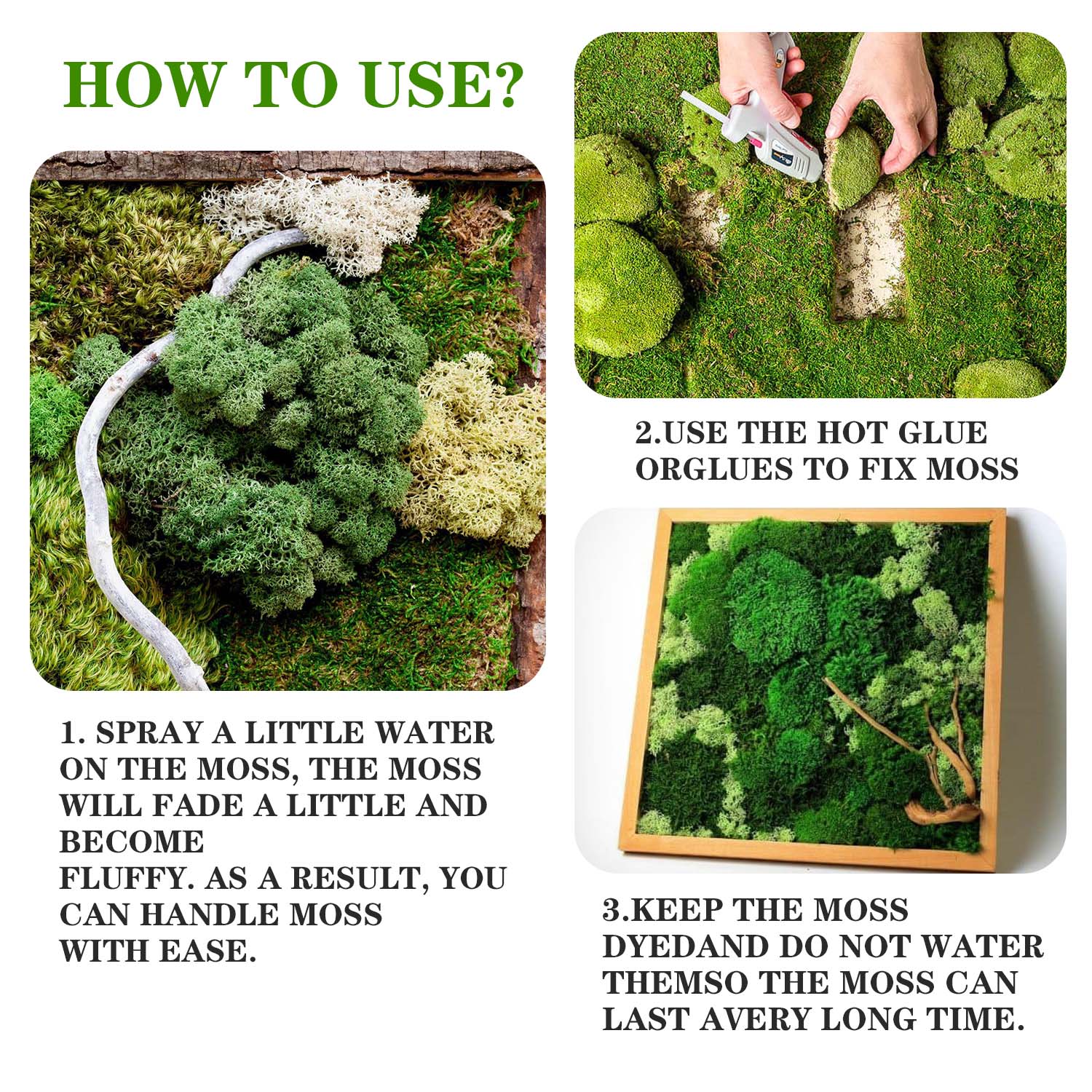 Artificial Green Plants Eterna – Sphagnum Moss Dry Bewertung und Preis