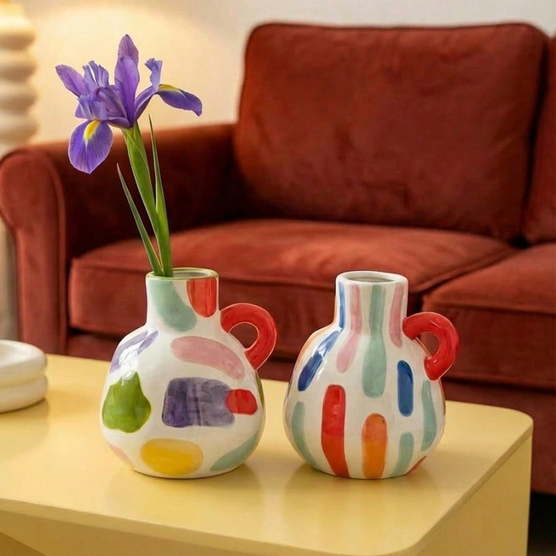 Modern Geometric Ceramic Vase  – Propagation Station Vase Bewertung und Preis
