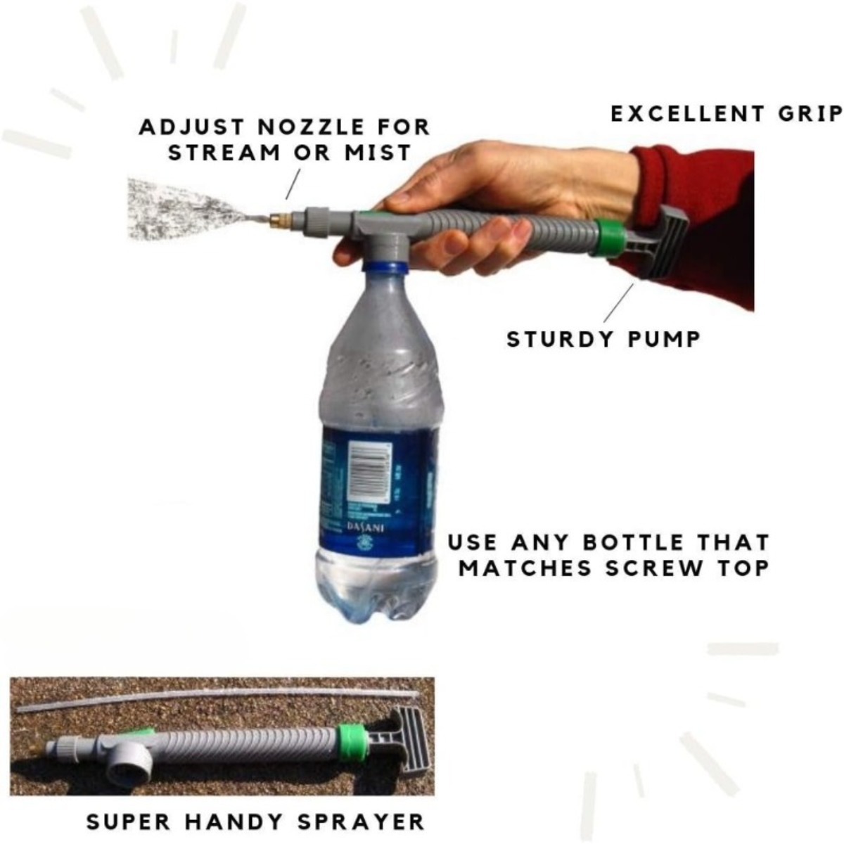 1PC Adjustable Nozzle Multi-Fu – Misting Bottle Fine Bewertung und Preis
