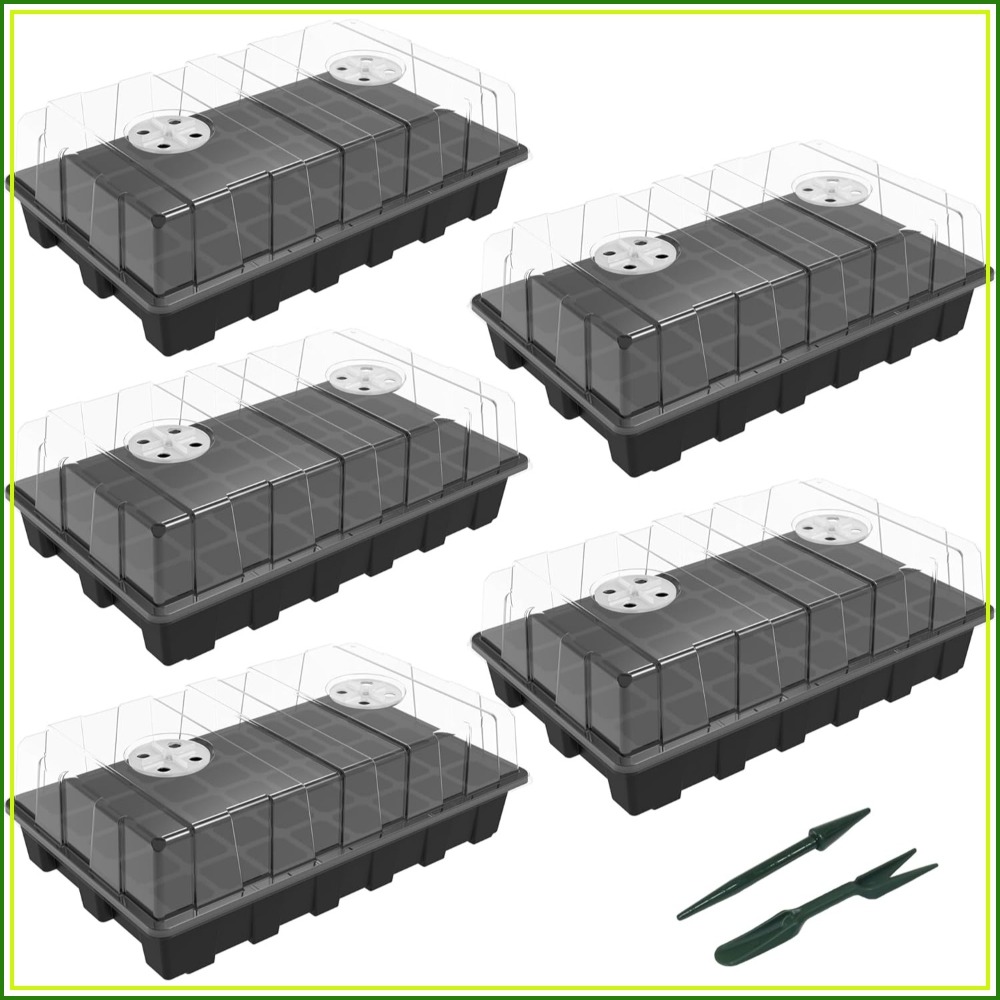 5-Set Seed Starter Tray Kits,  – Humidity Dome Kit Bewertung und Preis