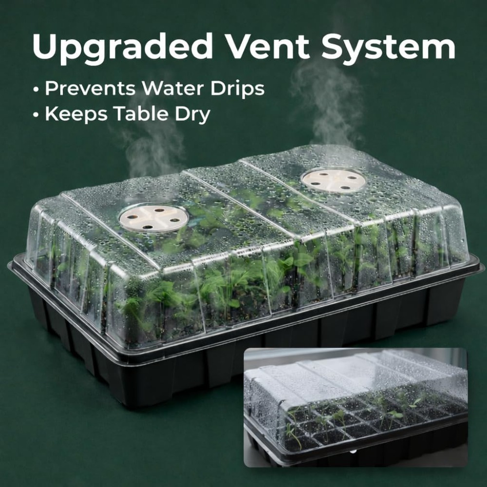 5-Set Seed Starter Tray Kits,  – Humidity Dome Kit Bewertung und Preis
