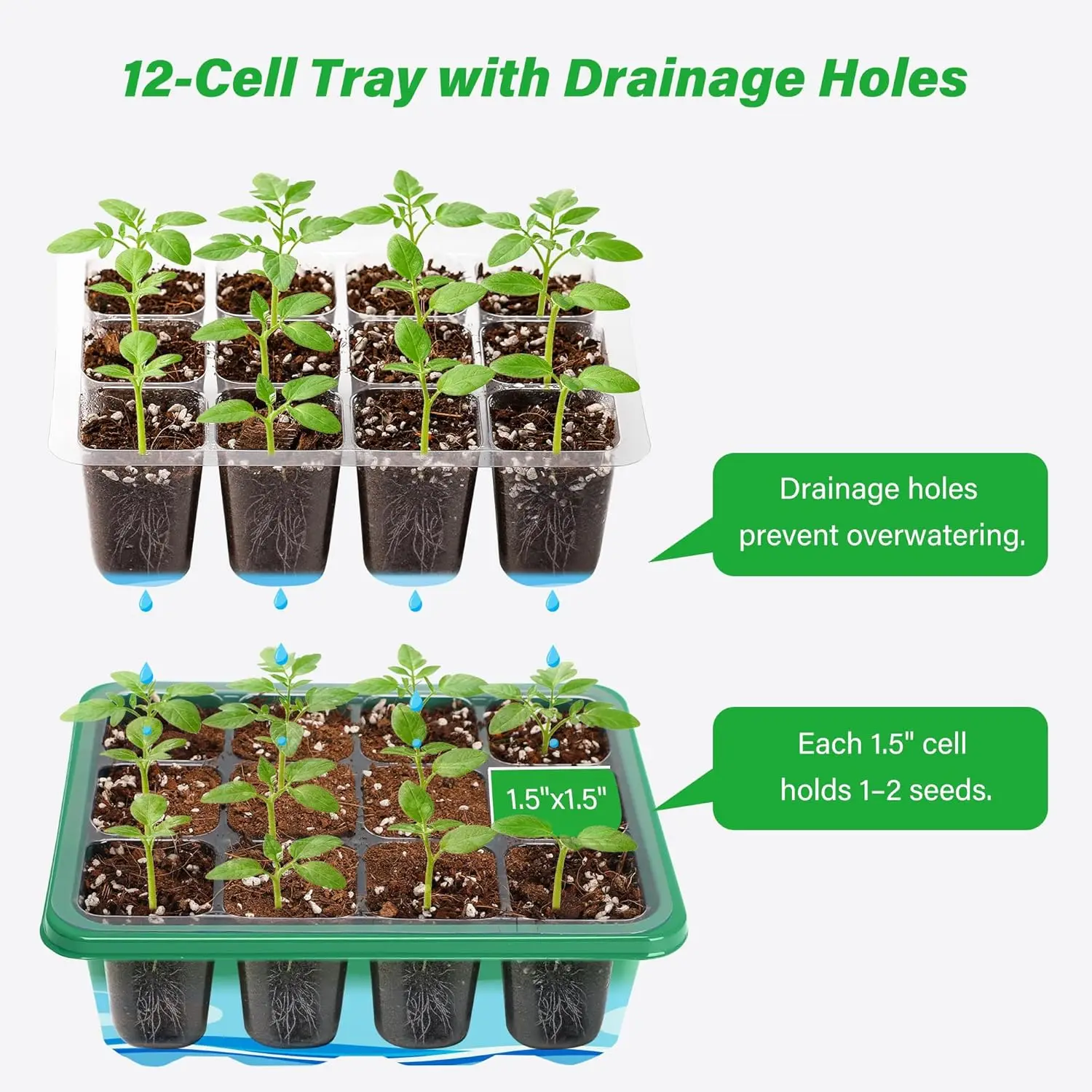 6/12 Grids Growing Starting Nu – Humidity Dome Kit Bewertung und Preis
