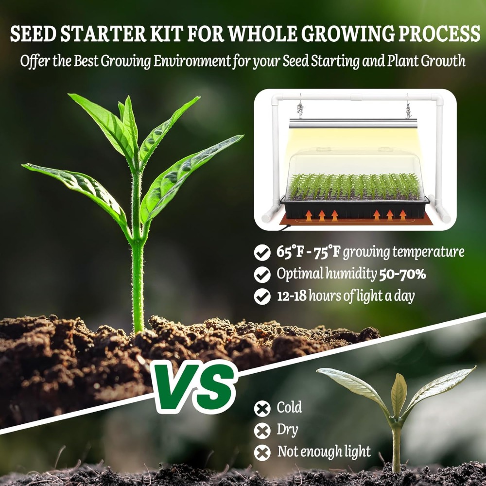 Seed Starter Kit with Grow Lig – Humidity Dome Kit Bewertung und Preis
