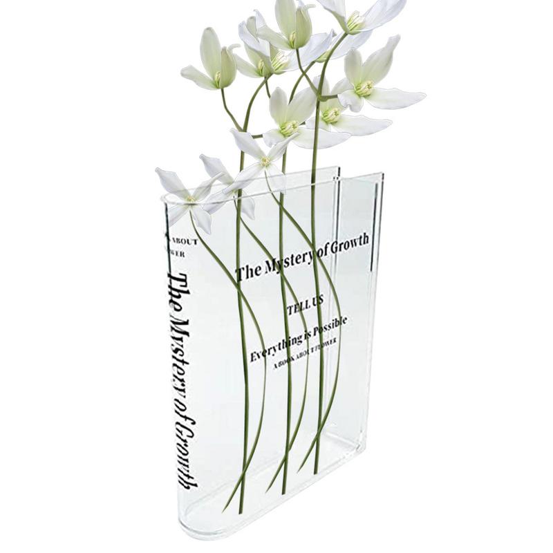 Clear Book Vase Aesthetic Acry – Propagation Station Vase Bewertung und Preis