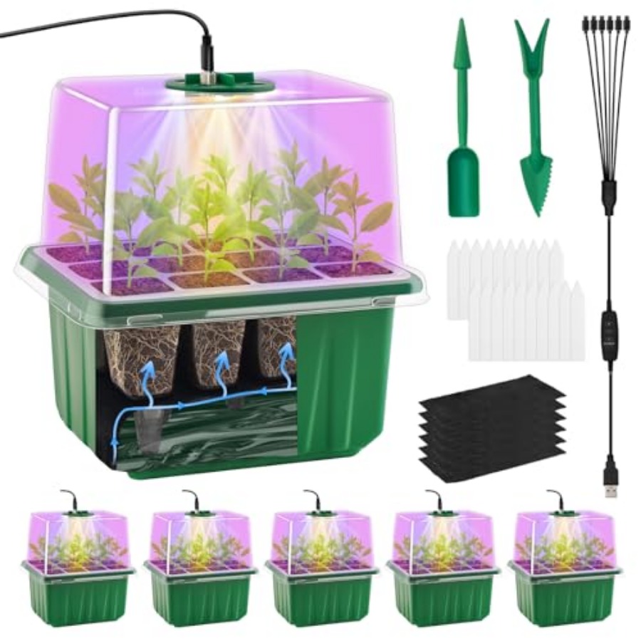 Seed Starter Tray with Light,  – Humidity Dome Kit Bewertung und Preis