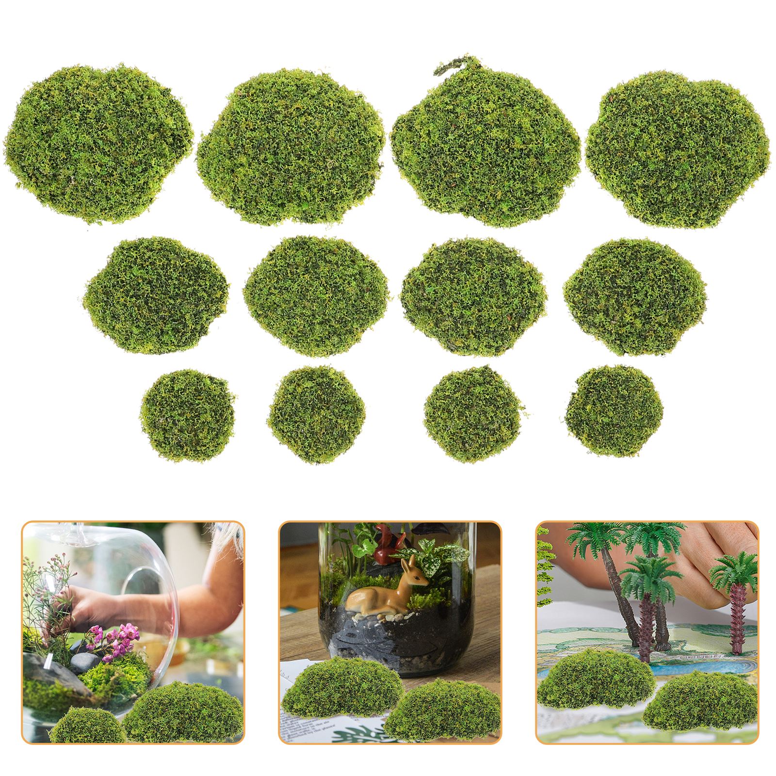 12pcs Artificial Moss RocksFak – Sphagnum Moss Dry Bewertung und Preis