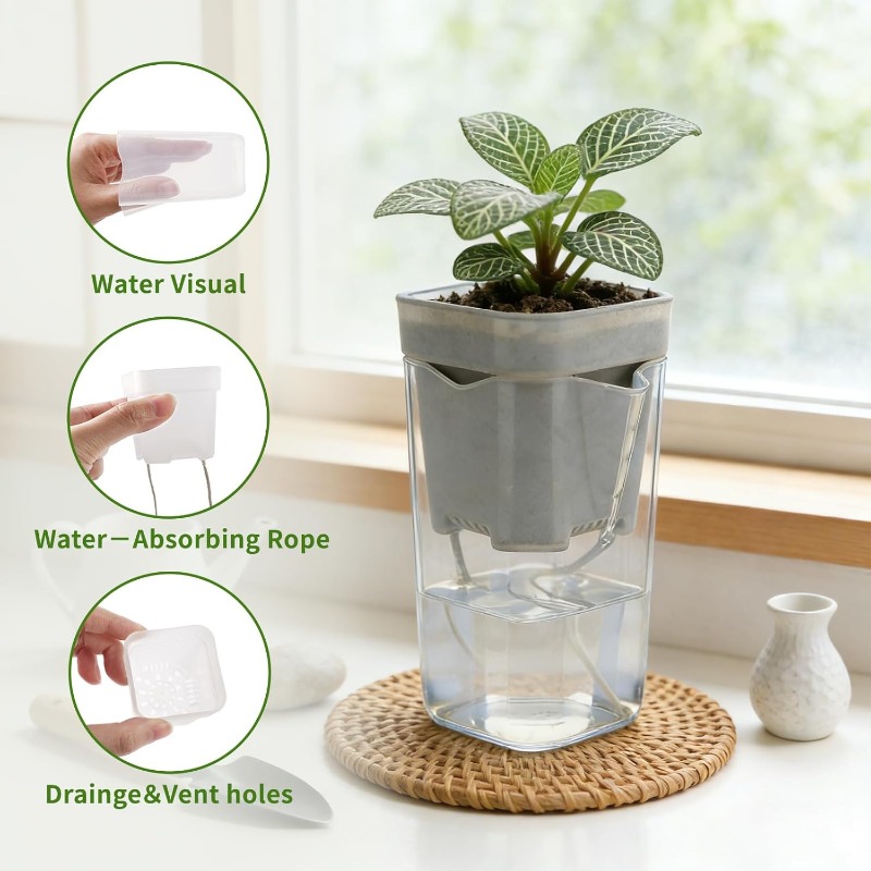 Transparent Flower Plant Pot S – Self Watering Insert Bewertung und Preis