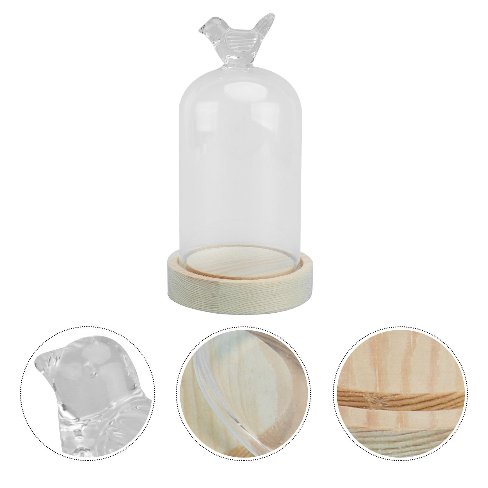 1Pcs Mini Glass Dome Cover Bir – Plastic Dome Clear Bewertung und Preis