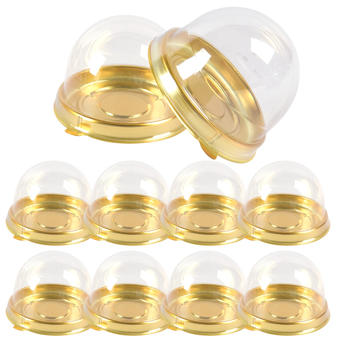 50pcs Clear Plastic Mini Cupca – Plastic Dome Clear Bewertung und Preis