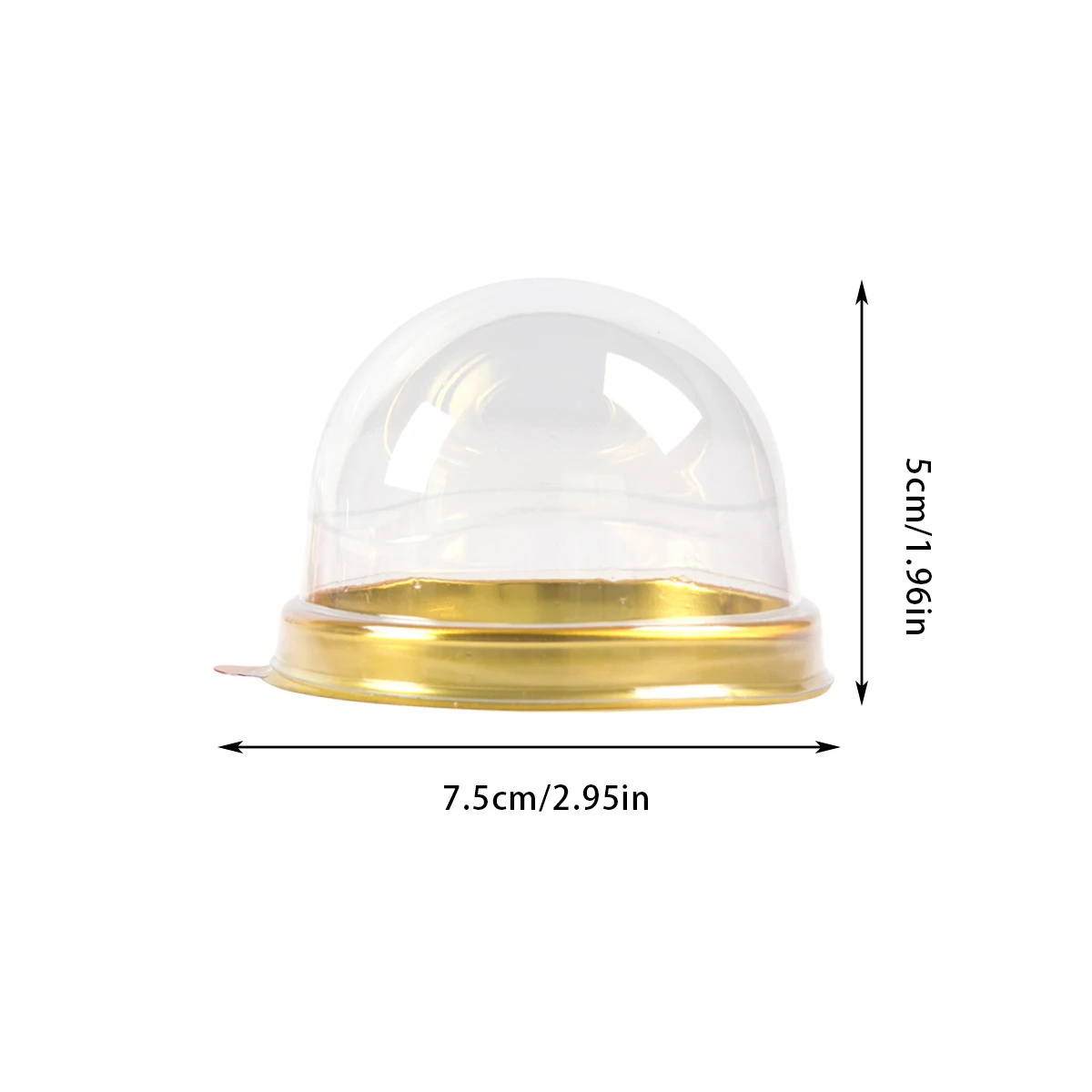 50pcs Clear Plastic Mini Cupca – Plastic Dome Clear Bewertung und Preis