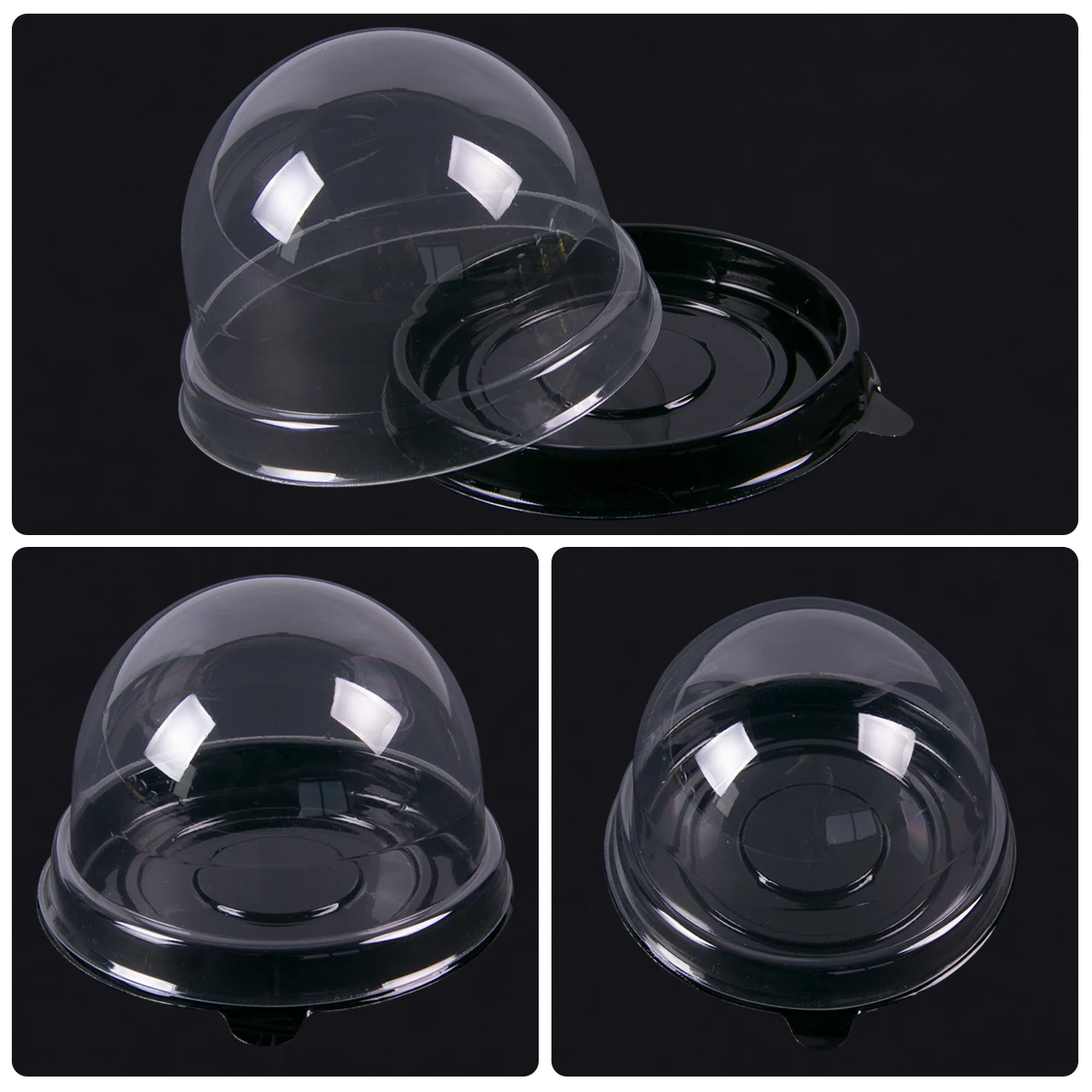 50pcs Clear Plastic Mini Cupca – Plastic Dome Clear Bewertung und Preis