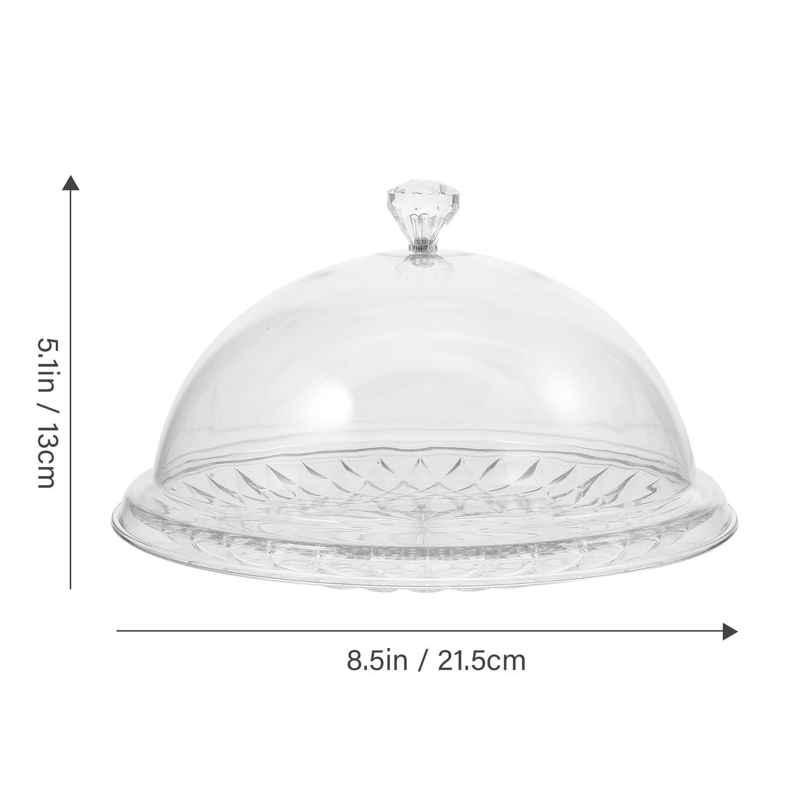 Food Grade Pet Clear Cake Stan – Plastic Dome Clear Bewertung und Preis