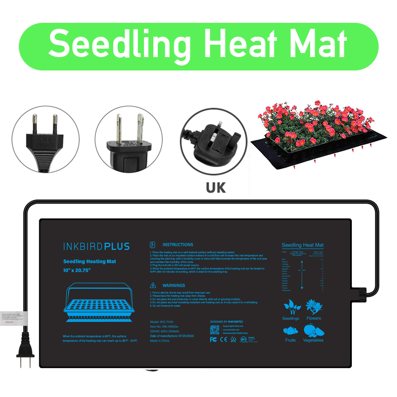 20.75x10CM EU/US/UK/AU Plug Se – Heat Mat Seedling Bewertung und Preis