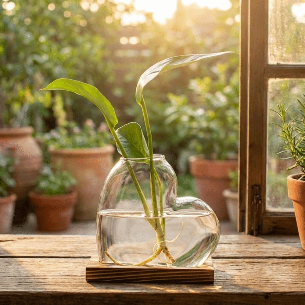 Transparent Hydroponic Glass V – Propagation Station Vase Bewertung und Preis