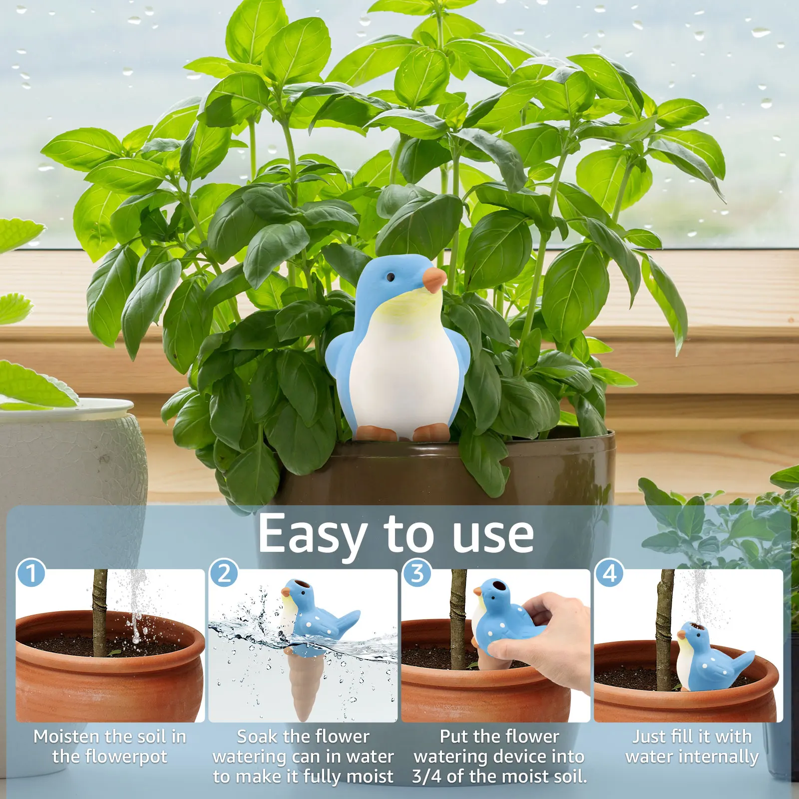 4Pcs Automatic Plant Watering  – Self Watering Insert Bewertung und Preis